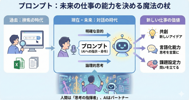 魔法の杖を使いこなす時代:プロンプトが変える仕事の地平線