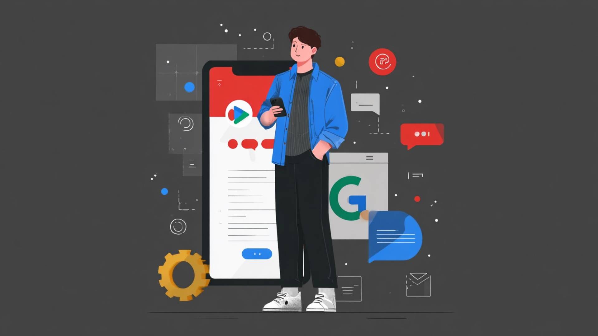 1-1.勉強の為のGoogleアカウントの追加