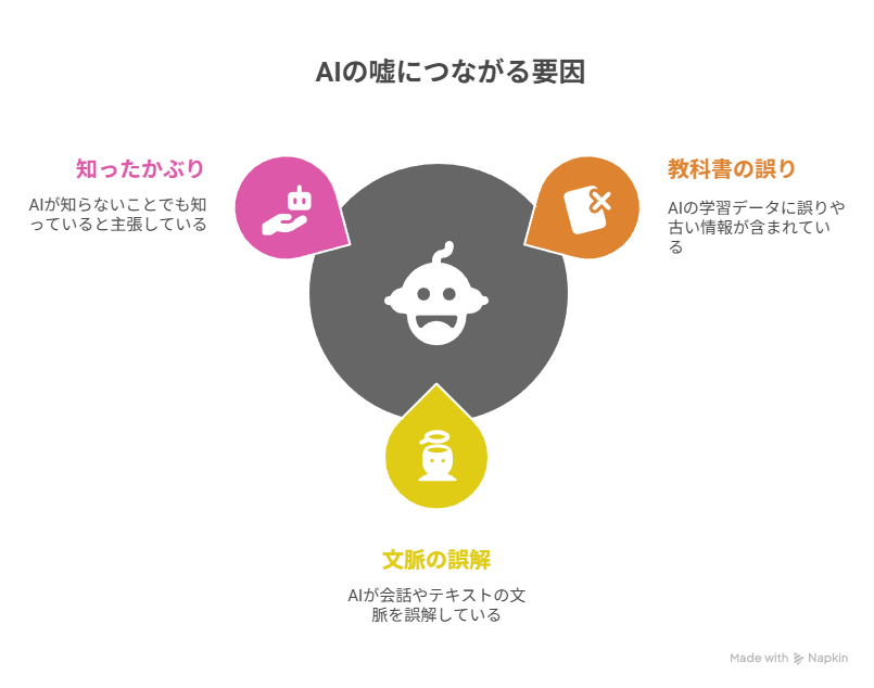 嘘を付くAI（ハルシネーション）について