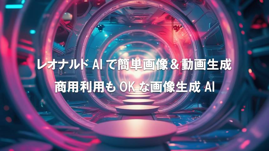 3-2.レオナルドAIで簡単画像＆動画生成：商用利用もOKな画像生成AI