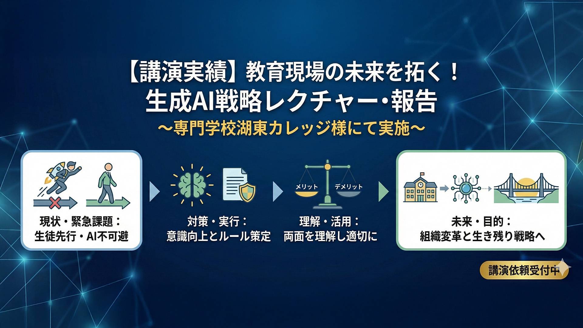 学生より先に知るべき教育AIの最新事情-専門学校教職員向けAIレクチャー